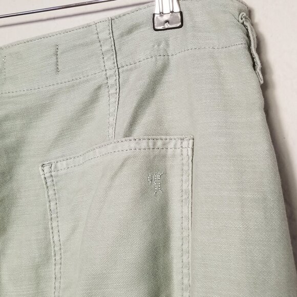 NEW Anthropologie Pilcro The Vintage Bow Barrel Full Length Pants 29 Grey $148 - Picture 11 of 16